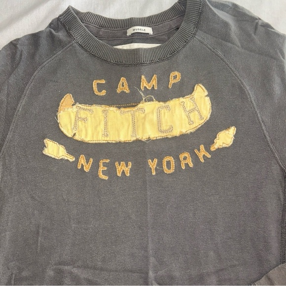 Abercrombie & Fitch Gray Long Sleeve Tee - Picture 4 of 7